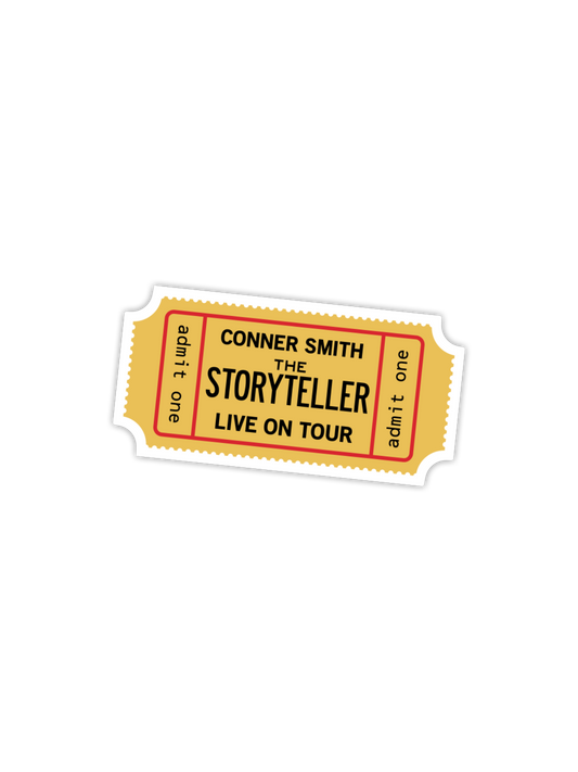 The Storyteller Tour Ticket Sticker